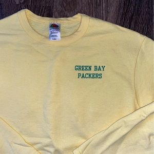 Embroidered Green Bay Packers Crewneck